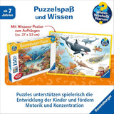 Puzzle infantil Ravensburger 13411 - Criaturas marinas en el arrecife de coral - ¿Por qué? ¿Por qué? ¿Por qué? Puzzle 150 piezas XXL + cartel de conocimientos, para niños a partir de 7 años Puzzle Naty Shop