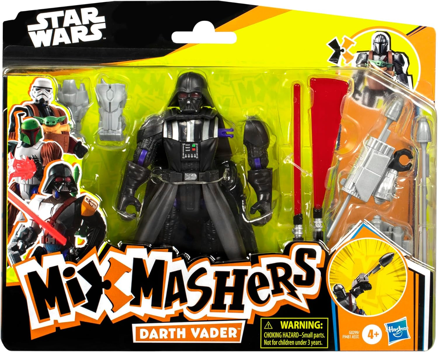 Star Wars Mixmashers Darth Vader Figuras de acción y accesorios de lujo personalizables Mix-And-Match Figuras de acción Naty Shop