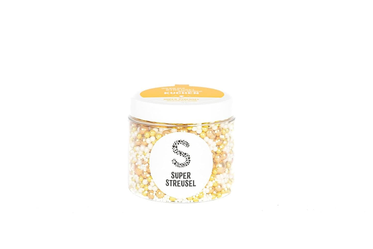Super Streusel Gold Glimmer, Sprinkles con temática navideña, 180 gramos Sprinkles Naty Shop