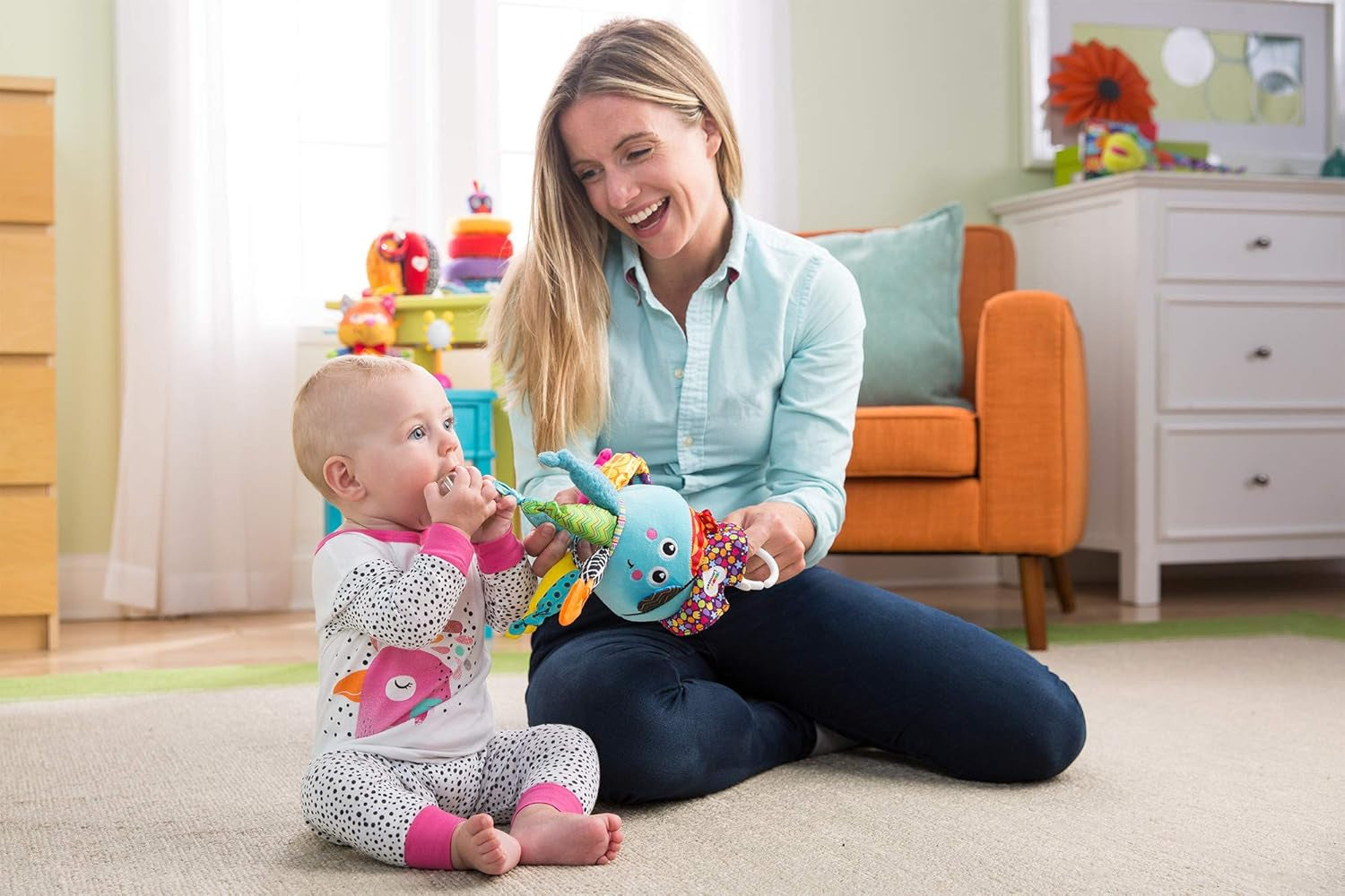 Lamaze juguete para bebés Capitán Calamari el pulpo pirata Clip & Go - juguete de alta calidad para niños pequeños - a partir de 0 meses & Freddie la luciérnaga Clip & Go - juguete de alta calidad para niños pequeños Juguetes Bebe Naty Shop