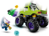 LEGO Ç€ Marvel Camión Hulk Vs. Thanos - Juguete de construcción de superhéroe - Vehículo y minifiguras de los Vengadores - Monster Truck para megadiversión - Regalo para niños y niñas a partir de 7 años - 76312 Juegos de construcción Besuche den LEGO-Store
