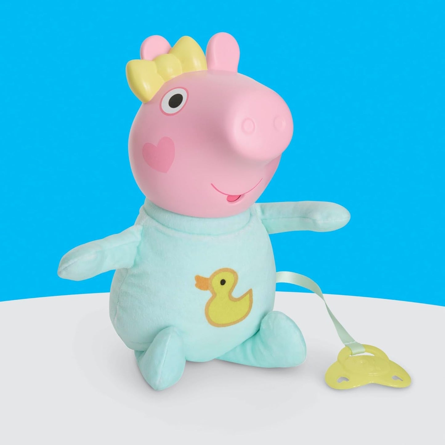 Peppa Pig Muñeca Interactiva Evie de 28 cm con 20 sonidos y muchas funciones, set de juguetes para niños a partir de 3 años