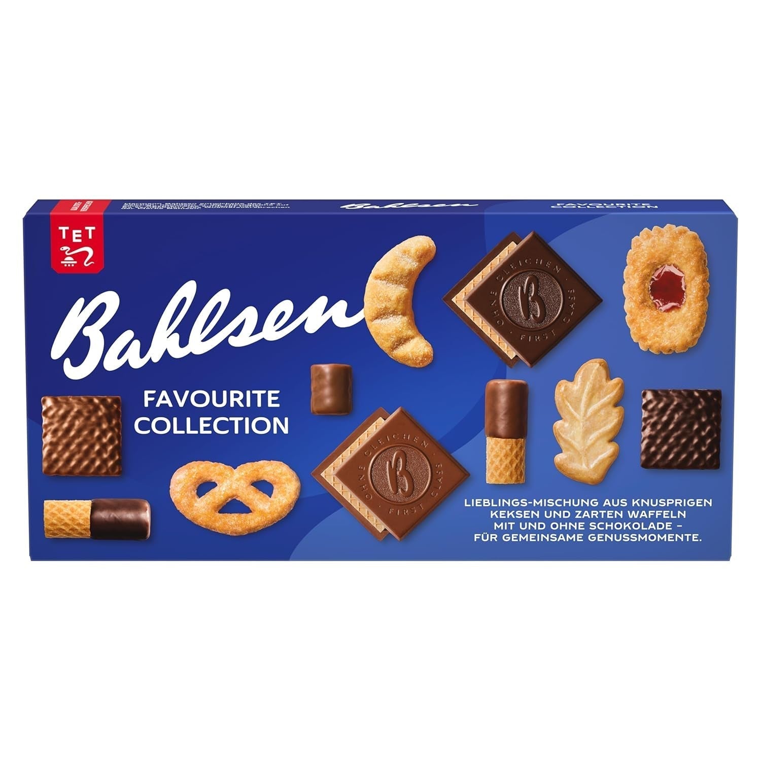 Bahlsen Favourite Collection S Paquete de 6 galletas crujientes y mezcla de oblea con chocolate amargo y leche (6 x 161 g / 966 g)