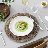 Villeroy & Boch - Artesano Vajilla para 2 6 Piezas, Blanco, Apto para Lavavajillas, Microondas, Juego de Cubiertos, Juego de Platos, Platos Llanos, Platos de Desayuno, Platos Llanos, Porcelana Premium