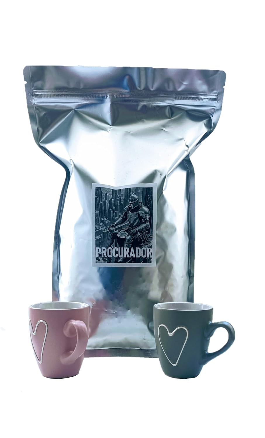 Café Procurador mexicano con dos tazas dulces. Naturaleza en armonía con el placer. Arábica 1000g