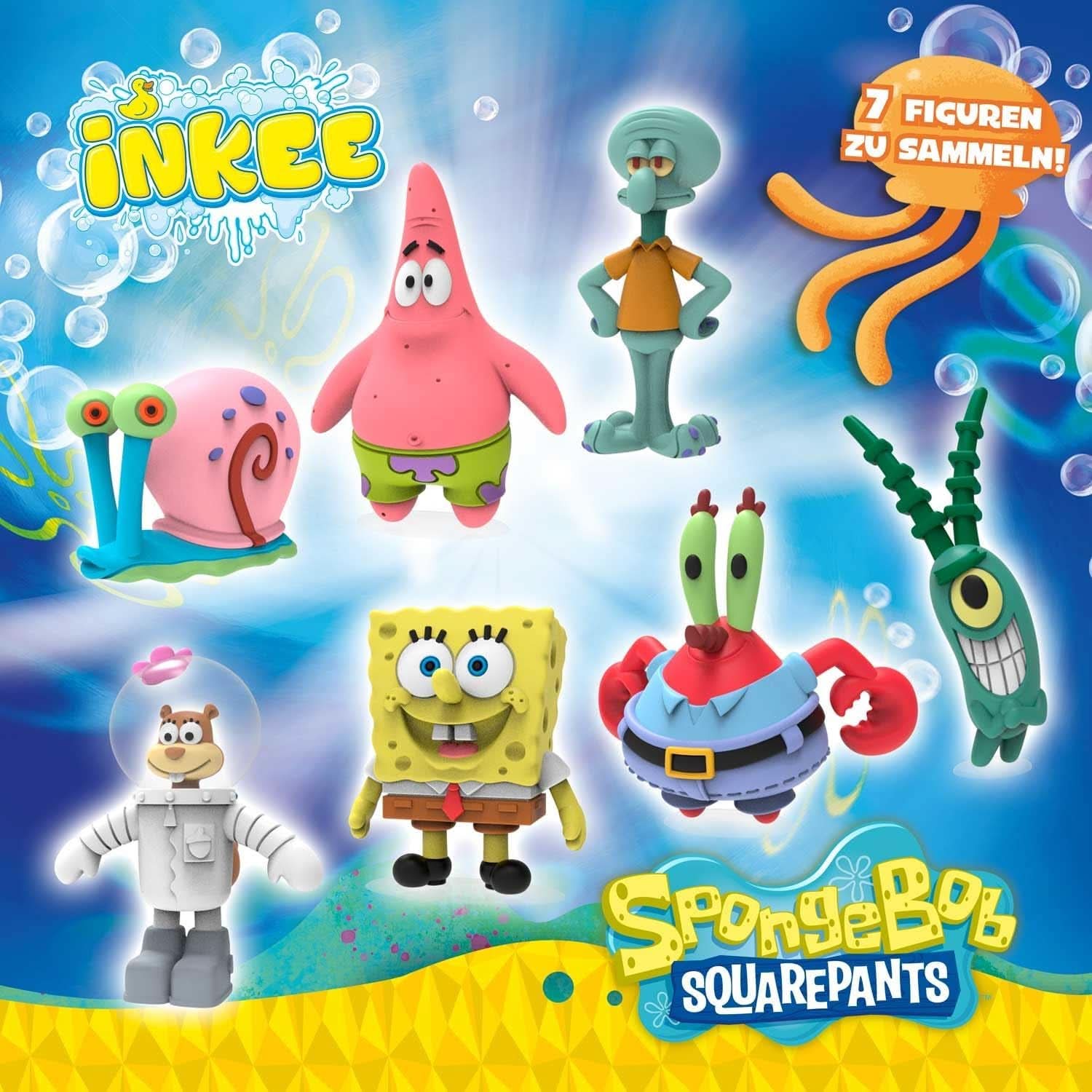 INKEE Bob Esponja Sorpresa Bomba de Baño Infantil Bob Esponja Coleccionable 80 Gramos Naty Shop