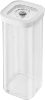 ZWILLING FRESH & SAVE CUBE Box, Tamaño 2M, Caja de Almacenamiento Modular y Apilable, Almacenamiento Hermético y Vaciable, Apto para Lavavajillas, Cajas de Almacenamiento de Alimentos Transparentes Naty Shop 3S