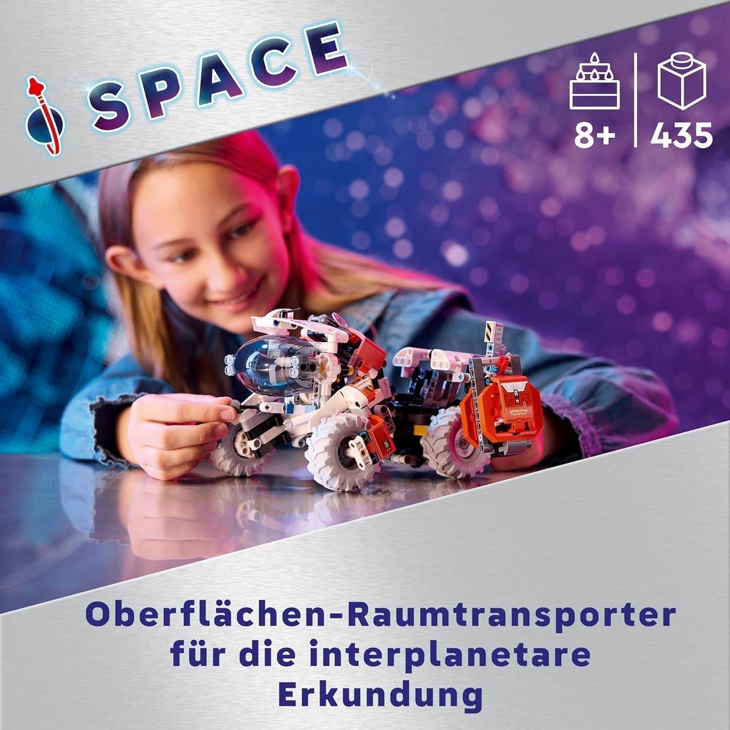 LEGO Technic Vehículo de Transporte Espacial LT78, Set de Construcción Espacial para Viajes de Exploración y Aventuras Espaciales, Experiencia de Juego Imaginativo para Niños y Niñas, Regalo para Niños Mayores de 8 Años 42178 Juegos de Construcción Besuche den LEGO-Store