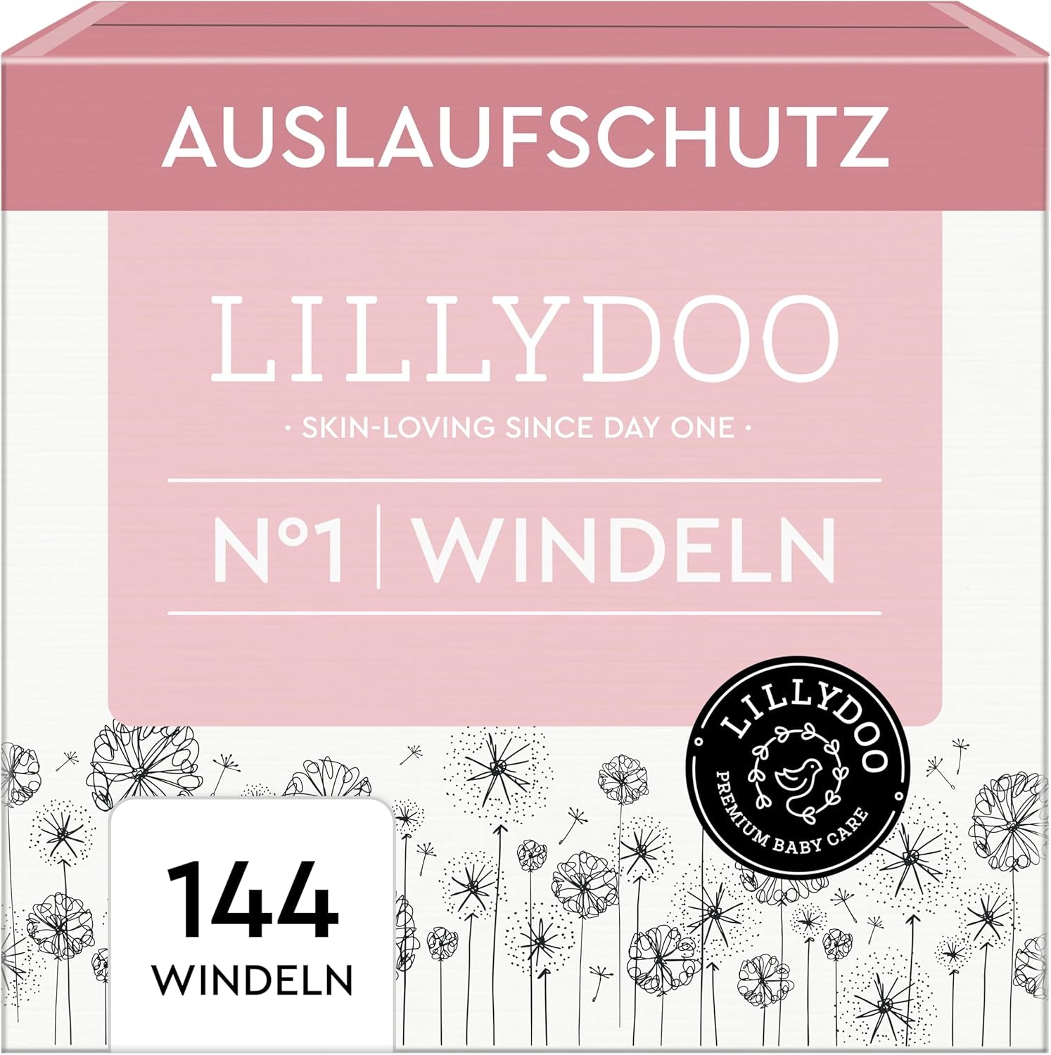 LILLYDOO Pañales para Bebé Respetuosos con la Piel - Tamaño 3 (6-10 kg), 29 Piezas, Protección Confiable contra Fugas, Suaves, Sin Fragancia y Sin Loción para Pieles Sensibles, Dermatológicamente Probados