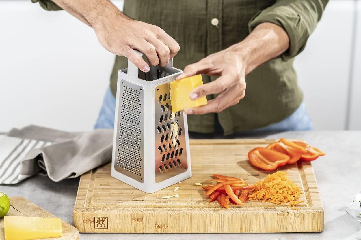 ZWILLING Z-Cut Rallador Cuadrado Multiusos Hoja de Acero Inoxidable Pelador Naty Shop