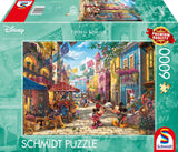 Schmidt Spiele 57397 Thomas Kinkade Disney Mickey y Minnie en México Rompecabezas de 6000 piezas Naty Shop Título predeterminado