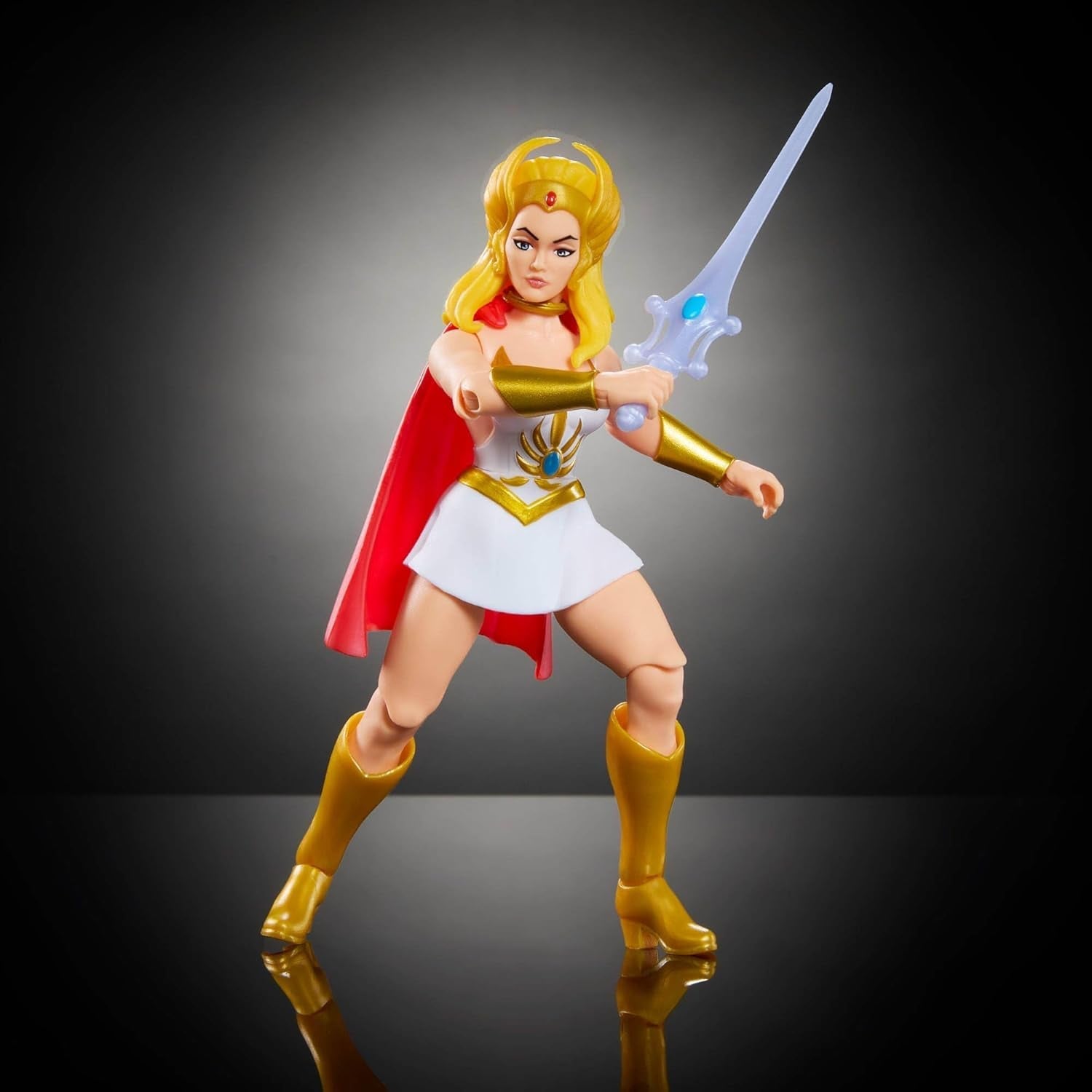 Masters of the Universe Origins She-Ra Figura de acción de dibujos animados Aproximadamente 14 cm de alto Heroína televisiva de los años 80 Princesa del poder Diseño detallado y accesorios JBM76 Figuras de acción Naty Shop