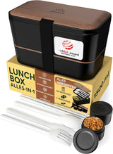 Umami Fiambrera para Adultos, Fiambrera Bento Apilable a Prueba de Fugas con 4 Cubiertos y Compartimentos, Fiambrera para Adultos, Ensalada para Llevar, Fiambrera para Picnic/Oficina, Gris Antracita, 1500ml Naty Shop Fiambreras para Alimentos Nogal Negro L - 1500ml Apilables Una Dentro De Otra