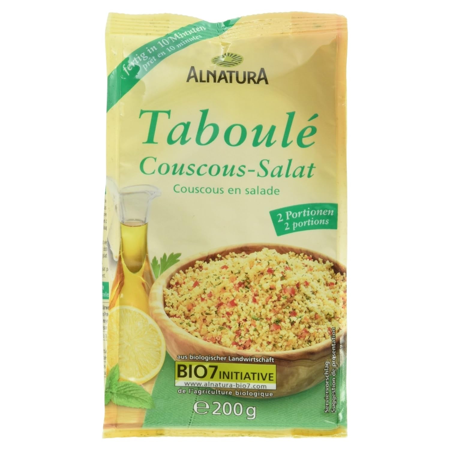 Bio Taboule-Cuscús-Ensalada, 200 g