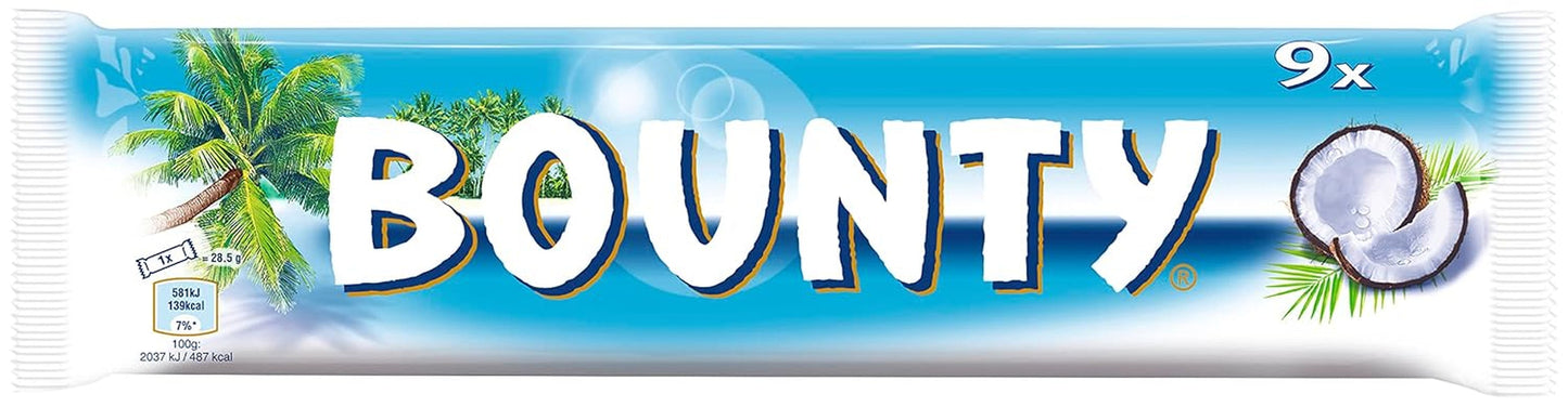 Barras de chocolate Bounty | Coco y Chocolate | Varios tamaños de envases