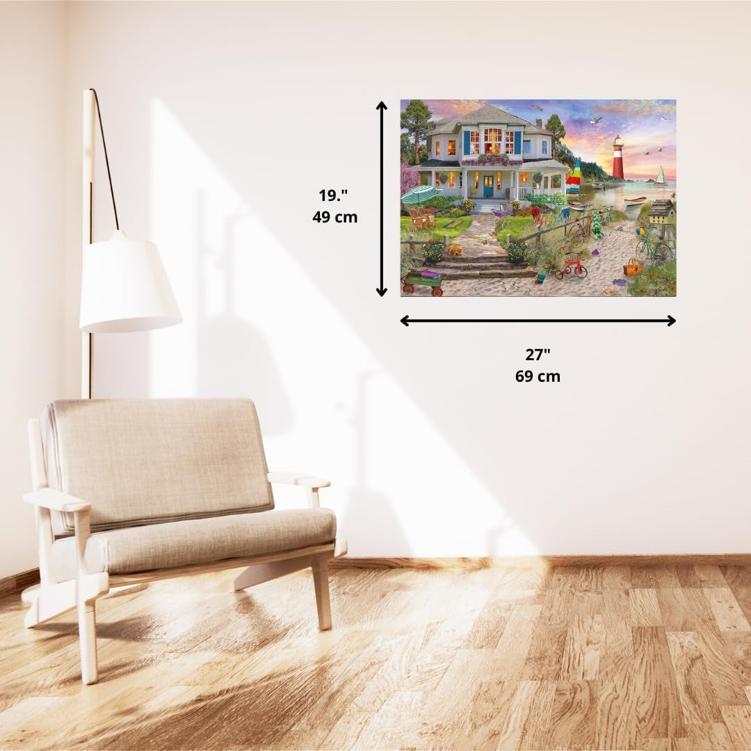 Schmidt Spiele Casa en la playa, rompecabezas de 1.000 piezas Puzzle Naty Shop