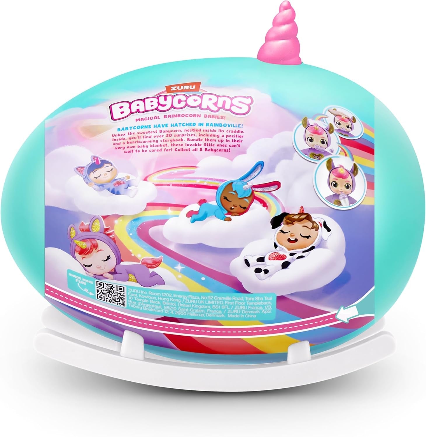 Babycorns Serie 1 de ZURU Magical Cat (Mac) Muñeca con Accesorios Unboxing Juguete Sorpresa para Niños Niñas