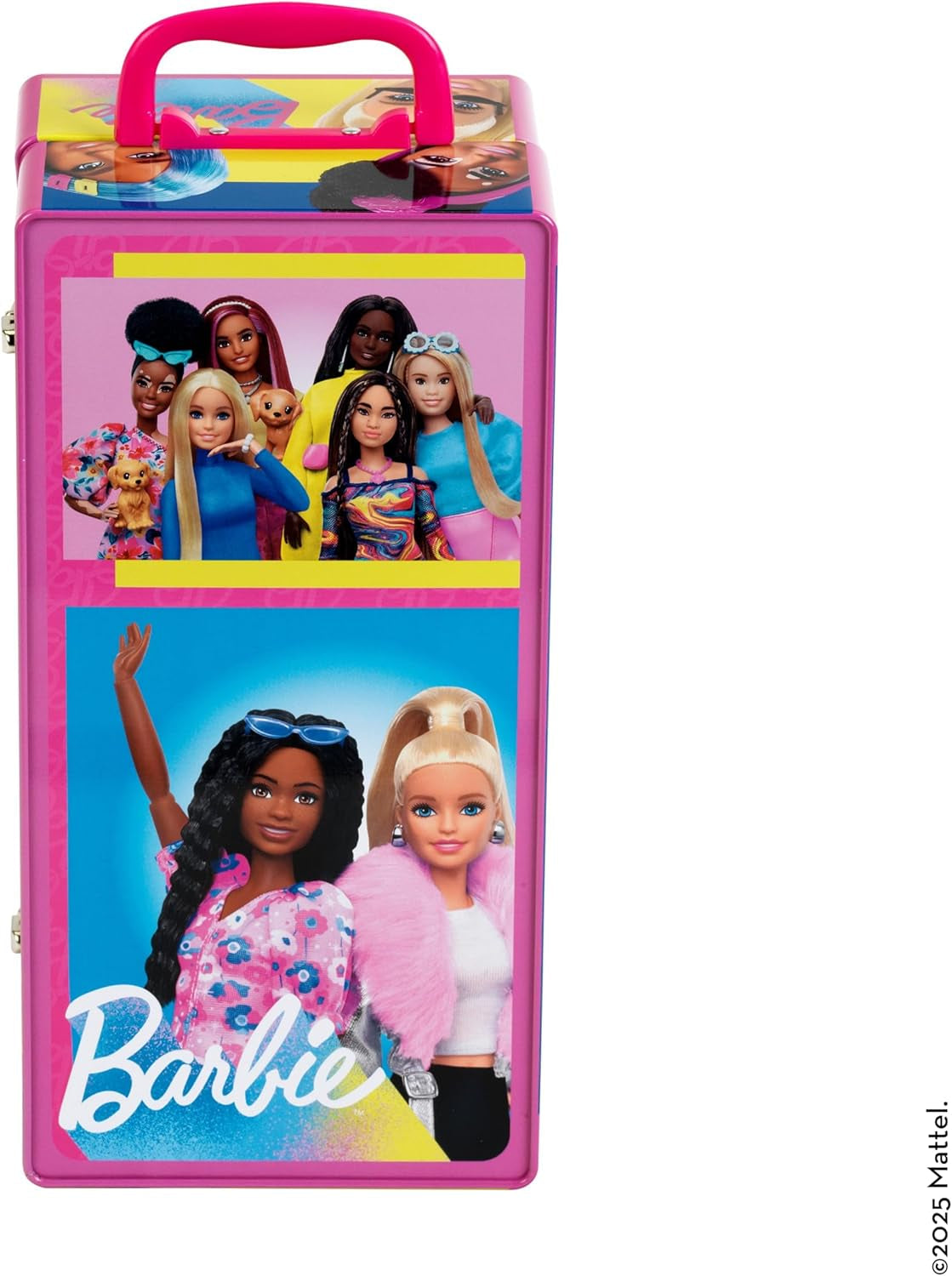Theo Klein 5801 Barbie Armario con Barras y Compartimentos, Juguete a Partir de 3 años, Incluye Accesorios, Multicolor