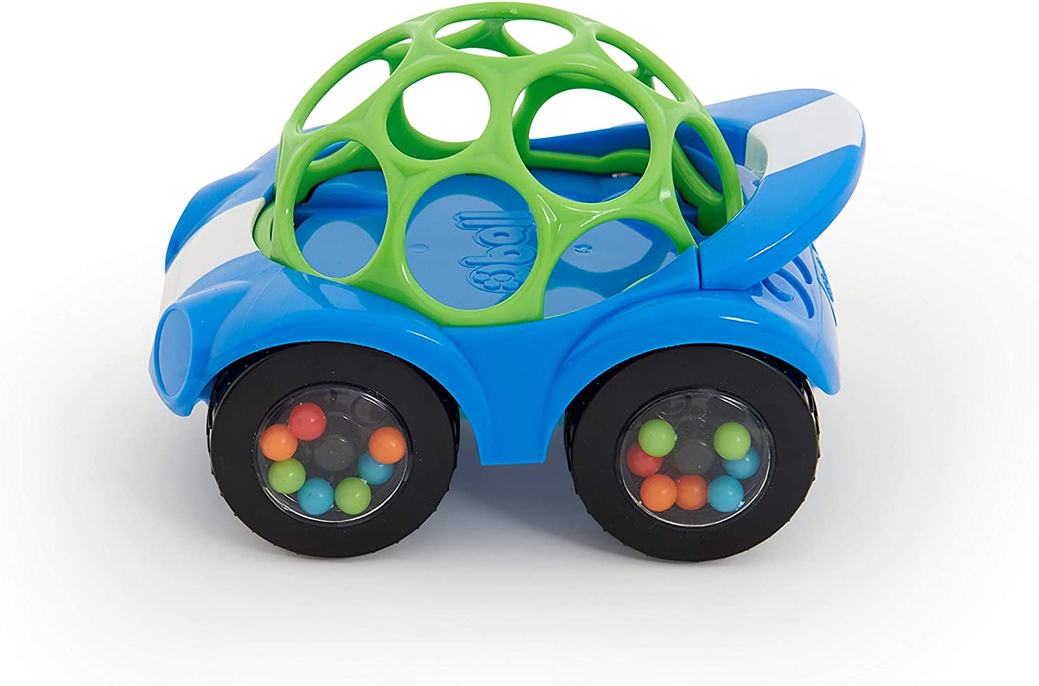 Bright Starts Sonajero Oball Coche Juguete de Actividad Motorizada para Bebés y Niños Pequeños a Partir de 3 Meses 1 Pieza Color Aleatorio Azul o Rojo Juguetes para bebés Naty Shop