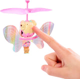 Jajaja ¡Sorpresa! Magic Flyers Fairies Tots - Flower Child - Incluye 1 muñeca y 1 varita mágica en un pack con forma de flor, 2 para coleccionar, Rosa