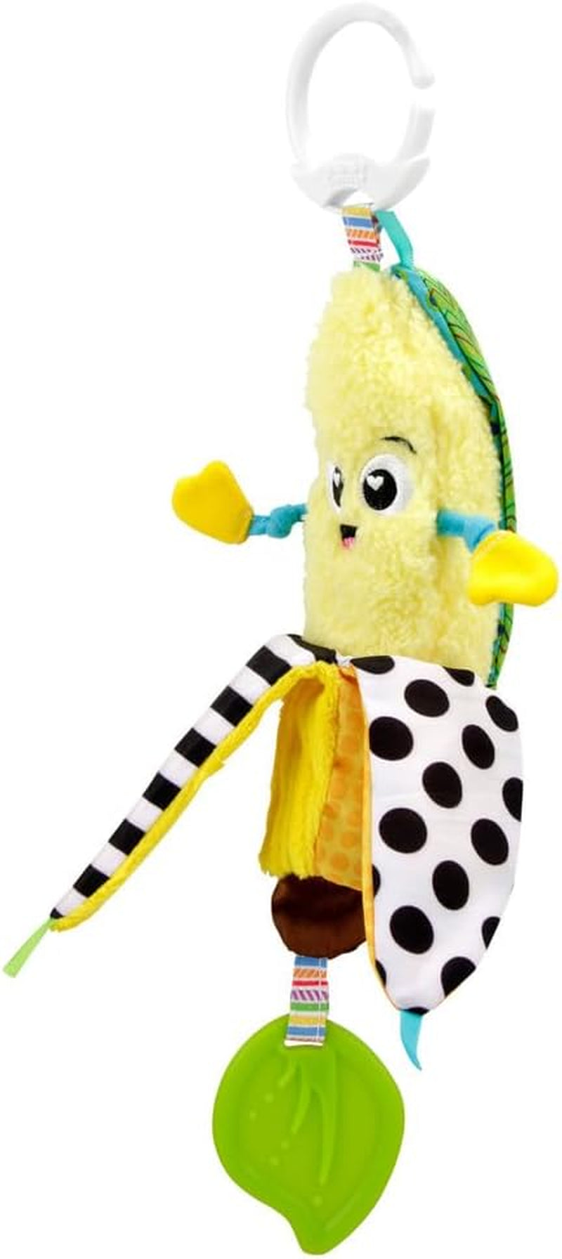 LAMAZE Bea the Banana, Cochecito con Clip y Cochecito para Recién Nacido, Juguete Sensorial para Bebé con Colores y Sonidos, Juguete de Desarrollo para Niños y Niñas de 0 a 24 Meses, Amarillo Juguetes para Bebé Naty Shop