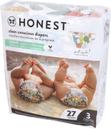 – Pañales desechables ecológicos y de alta calidad, Pandas, talla 3 (7,3–12,7 kg), 27 piezas