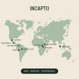 Selección de granos de café Incapto a nivel mundial | Selección de 10 orígenes de todo el mundo | Café de especialidad | 100% Arábica | Ideal como set de regalo de café | Para los amantes del café | 10 paquetes x 100g