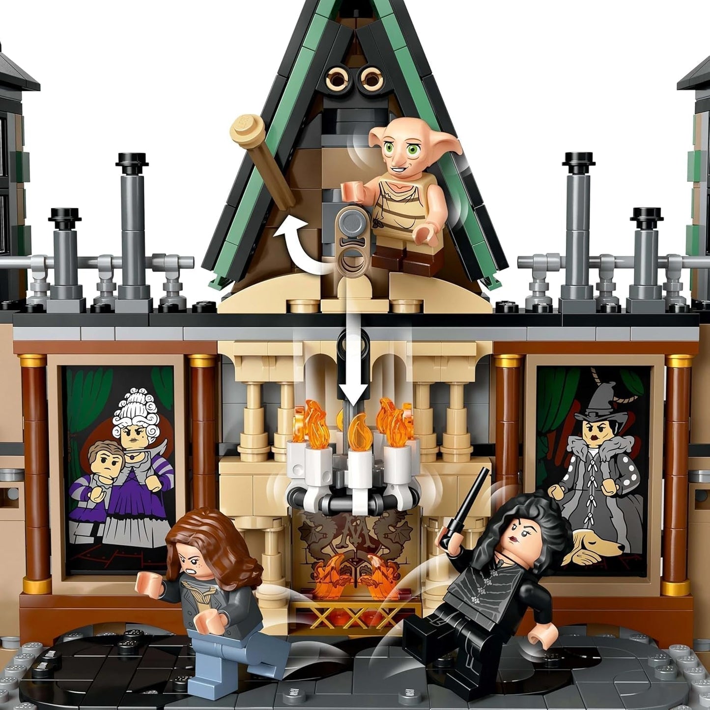 LEGO Harry Potter Finca de la Familia Malfoy, fantástico juguete para coleccionar y exponer, regalo para niños, niñas y fans del mundo mágico, idea de regalo con 9 minifiguras 76453 Juegos de construcción Besuche den LEGO-Store
