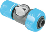 Acoplador rápido Cellfast con válvula CellPRO 3/4", fácil de ajustar, diseño ergonómico, plástico PC/ABS, alta calidad, 52-331, azul