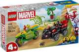 LEGO Marvel Diversión de acción con giros y electro en sus Dino Speedsters, Coche de superhéroes para construir para niños y niñas a partir de 4 años, Set de héroe con coche de juguete, Spidey y sus súper amigos 11198 Juegos de construcción Beuche den LEGO-Store