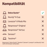 de Amazon Cafe au Lait Dolce Gusto compatible Kaffeekapseln, 48 Kapseln (3 Packungen mit je 16 Stück)