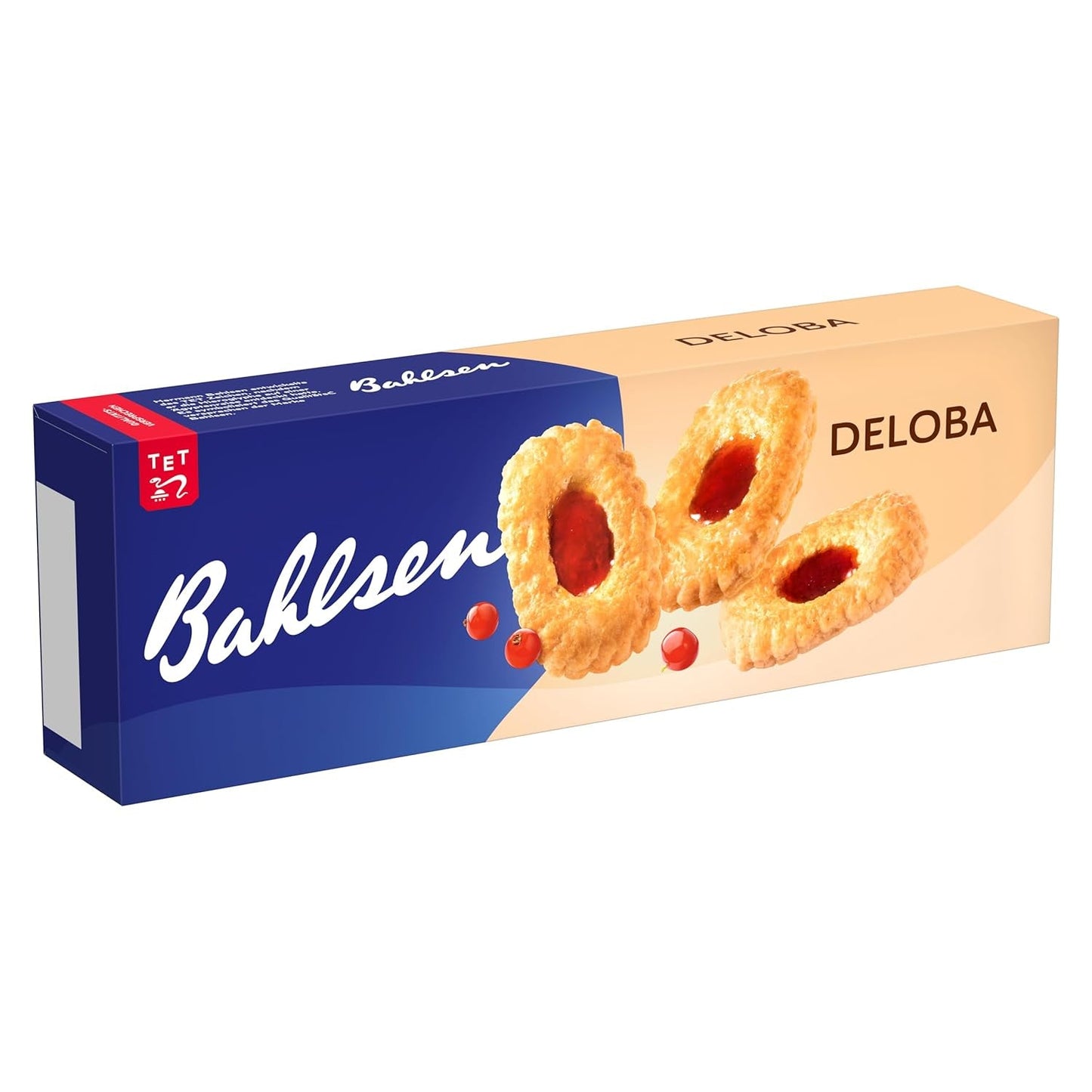 Bahlsen Deloba - 1 paquete - Hojaldre de grosella negra y cereza (1 x 100 g)
