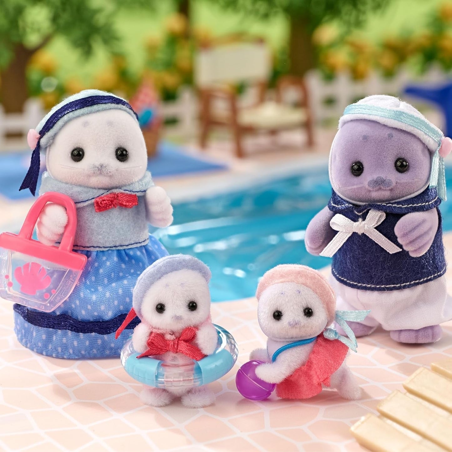Sylvanian Families - 5759 Figura de animal de la familia Seal, juguete detallado para mayores de 3 años Naty Shop Dolls