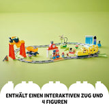 LEGO DUPLO Town Gran ferrocarril interactivo, juguete de construcción para niños pequeños a partir de 3 años, locomotora Push & Go con luces y sonidos, piezas de vía, juguete educativo para preescolares 10428 Juegos de construcción Beuche den LEGO-Store