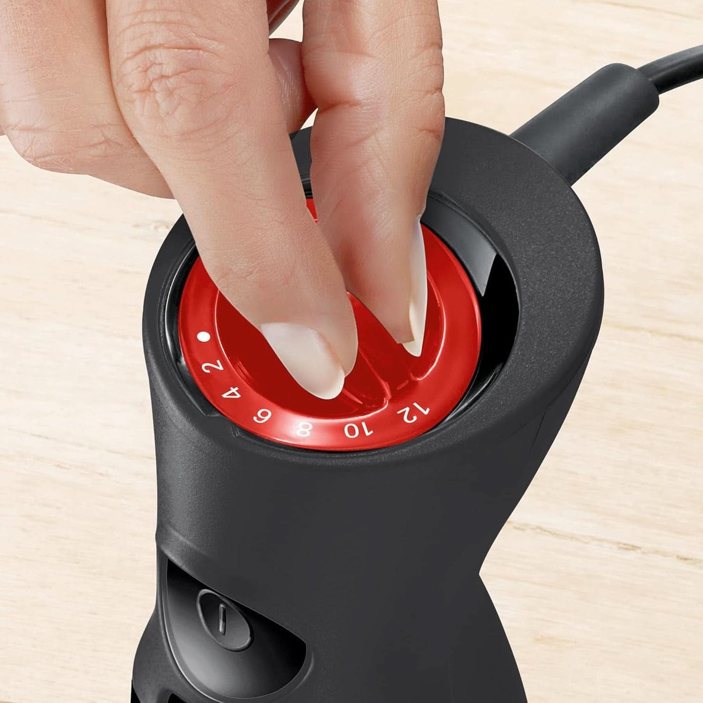 Bosch Stabmixer Ergomixx MS6CB61V1, Vakuum-Funktion, Edelstahl-Mixfuß, Mix- Und Messbecher, Vakuum-Pumpe, Vakuum-Beutel, Vakuum-Frischhaltedose, 12 Stufen plus Turbo, 1000 W, Schwarz/Anthrazit Kitchen Naty Shop