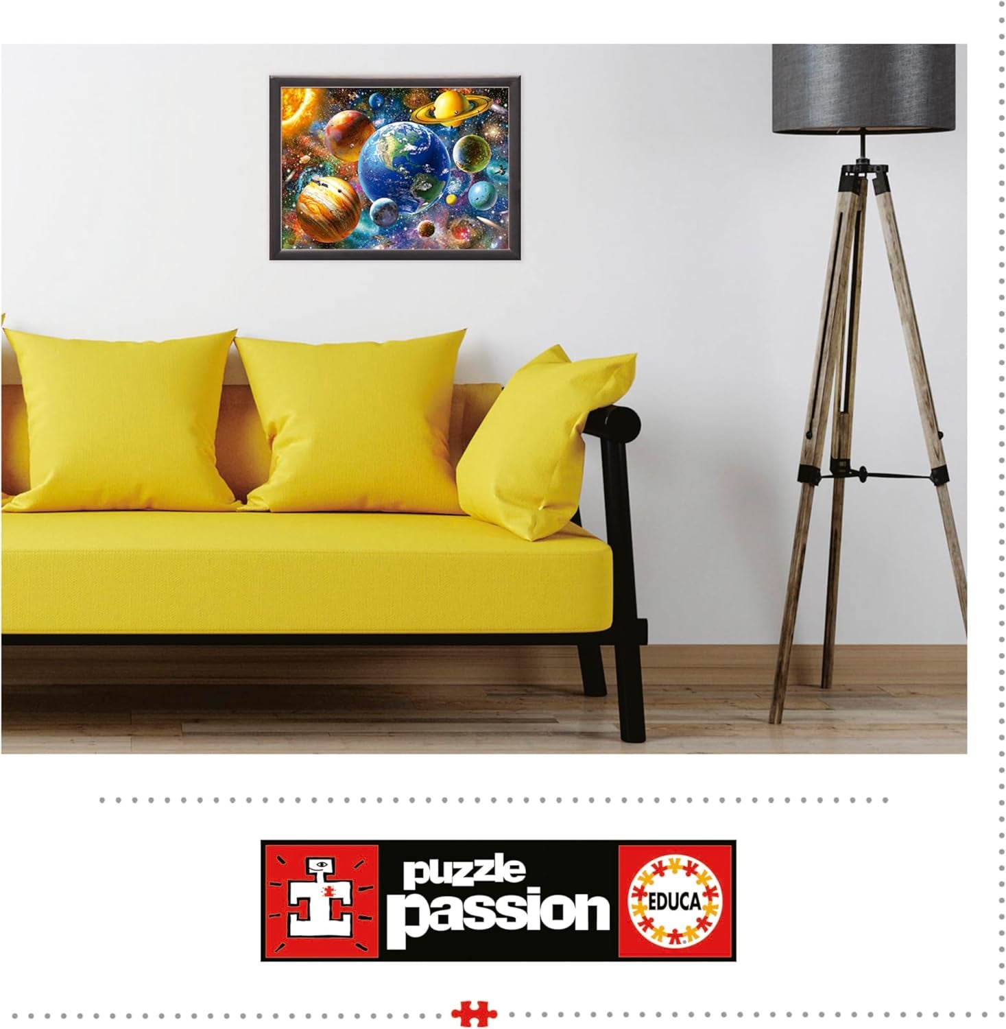 Educa - Puzzle 500 piezas para adultos | Sistema solar, puzzle de 500 piezas para adultos y niños a partir de 11 años, planetas, espacio, espacio (18449) Puzzle Naty Shop