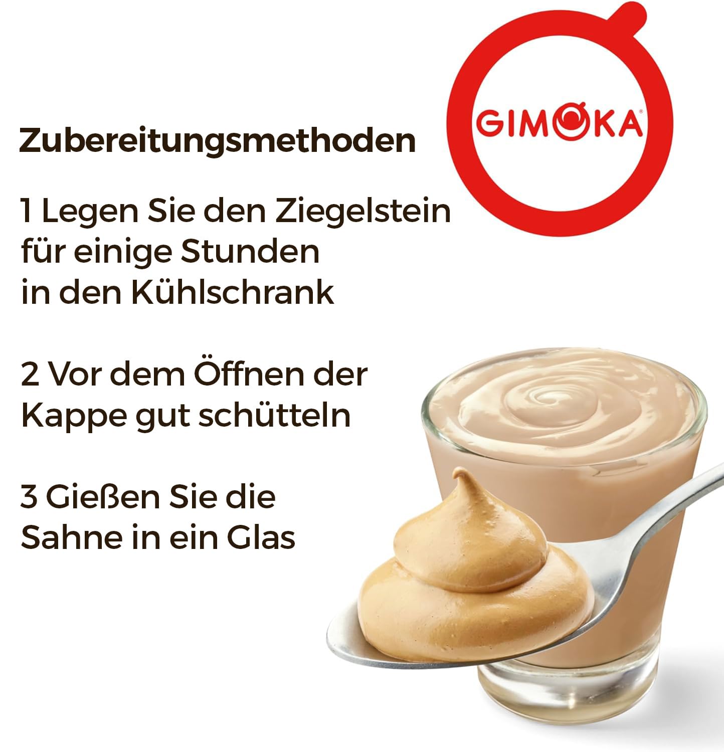Gimoka Caffe Latte Cream Sin Lactosa Sin Gluten Sin Conservantes