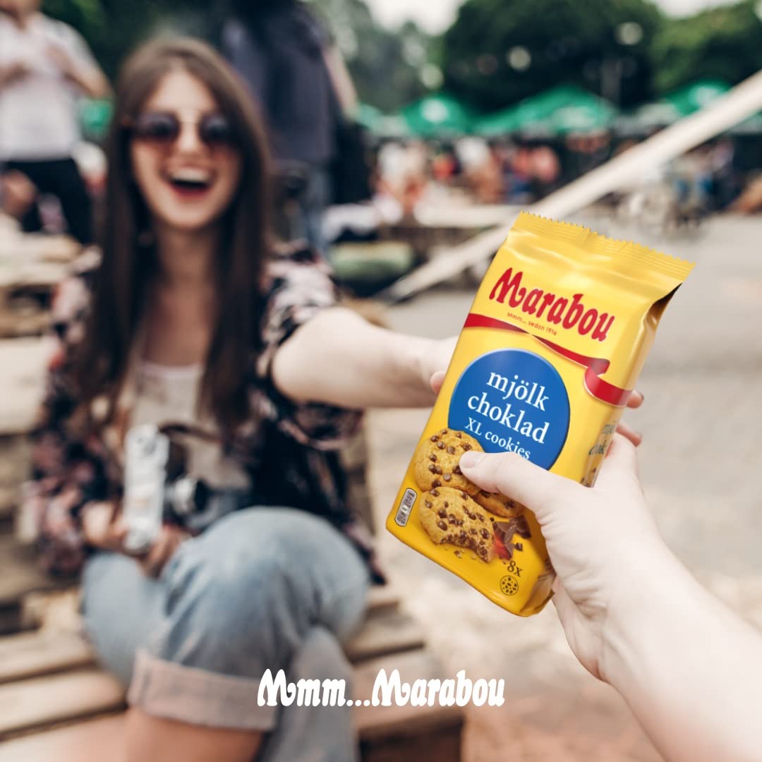 Galletas Daim Marabou Daim XL 10x184 g - Trozos crujientes de Daim en una deliciosa galleta