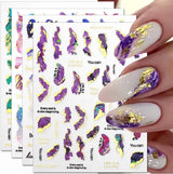 6 colores pegatinas de uñas de mármol bronceador pegatinas autoadhesivas plateadas pegatinas de uñas de mármol flor pegatinas de uñas de mármol 3D accesorios de diseño pegatinas de arte de uñas juego de pegatinas de uñas lámina de uñas