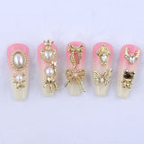 50 Stück Gold Nail Charms, estilos mixtos Glitzersteine ​​​​Nägel Perle Legierung Nagel Steine ​​​​Blume Schmetterling Strasssteine ​​​​Nägel Herz Stern Nagel Charms DIY Nail Art Zubehör Frauen Nägel Deko