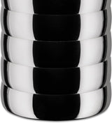 Alessi Kalistò 2 CB02 - Tarro de cocina en acero inoxidable 18/10 con pomo de aluminio, 114 cl, plateado Cajas para conservar alimentos Naty Shop