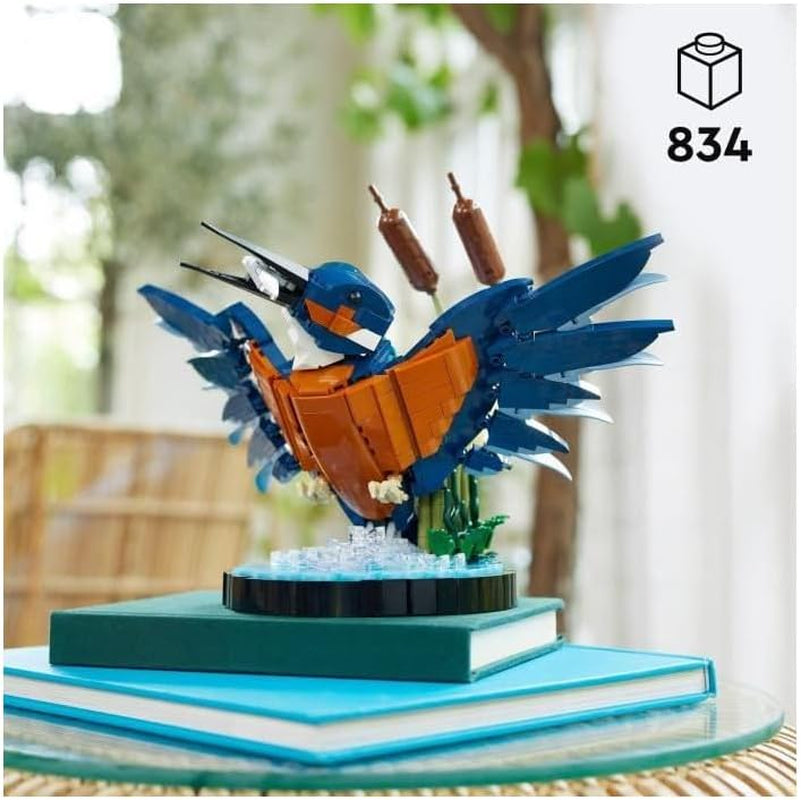LEGO Icons Set de Construcción Modelo Martín Pescador para Adultos, Figura de Pájaro para Salón u Oficina, Decoración para el Hogar y la Oficina, Regalo para Amantes de las Aves y Ornitólogos, Mujeres y Hombres 10331 Juegos de Construcción Besuche den LEGO-Store