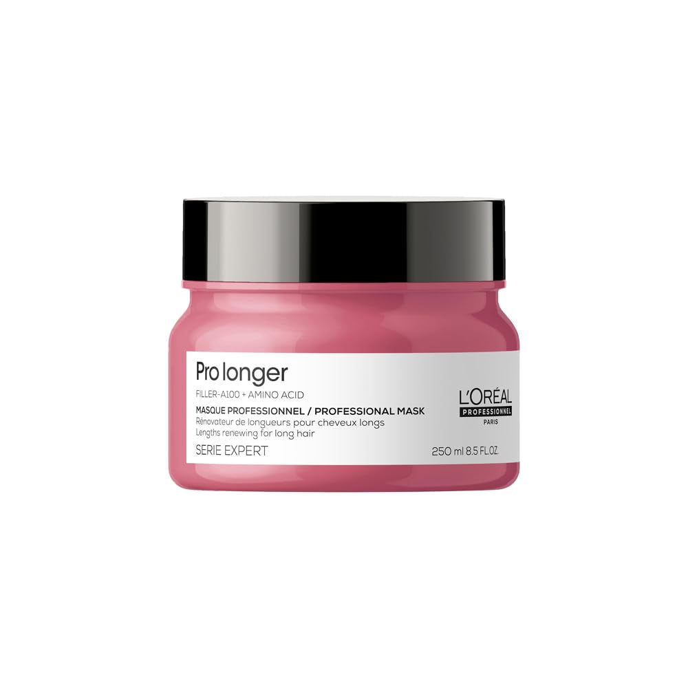 L'Oréal Professionnel Mascarilla Fortalecedora Para Cabello Largo Y Fino Con Relleno A-100 Y Aminoácidos, Serie Expert, Pro Longer Mask Mascarilla Capilar Naty Shop 250 Ml (1 Pack)