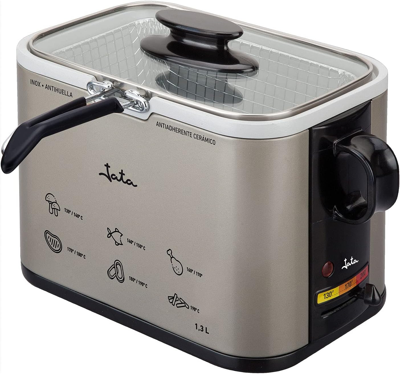 Tamaño FR326E - Freidora, 1000 Watts, 1.3 Litros Naty Shop Electrodomésticos