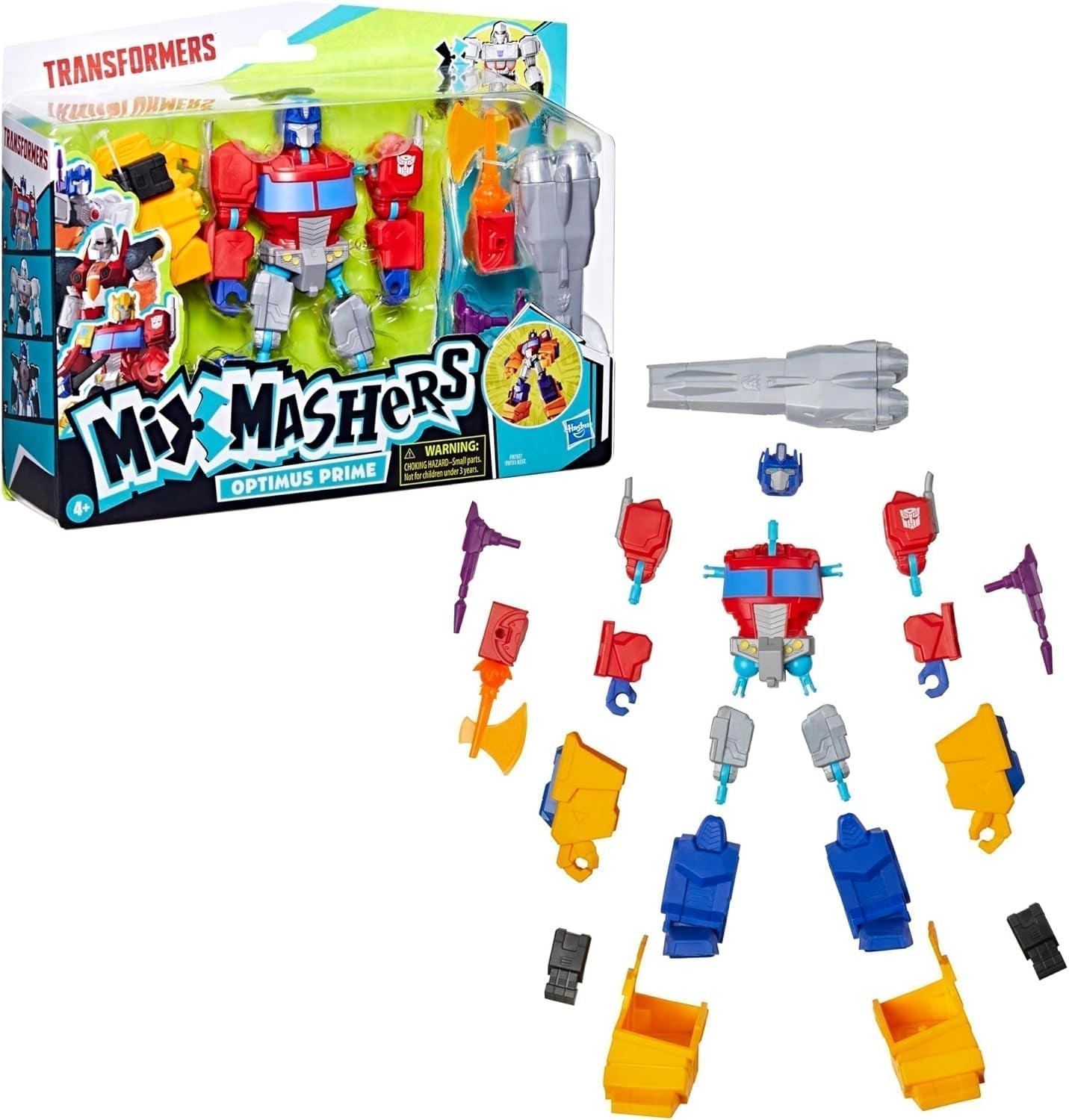 Transformers Mixmashers Optimus Prime Figuras de acción y accesorios de lujo personalizables Figuras de acción Naty Shop