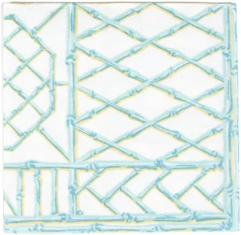Servilletas de cóctel de bambú colado, papel de huevo de pingüino, lino, 15 piezas por paquete