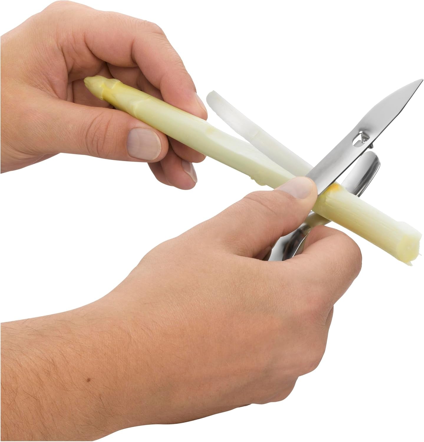 Pelador de espárragos WMF Gourmet 17 cm, acero inoxidable Pelador Cromargan Naty Shop