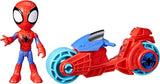 SPIDEY y SUS AMAZING FRIENDS Marvel Spidey Figura de motocicleta de juguete para niños y niñas de 3 años en adelante Figuras de acción Naty Shop Título predeterminado