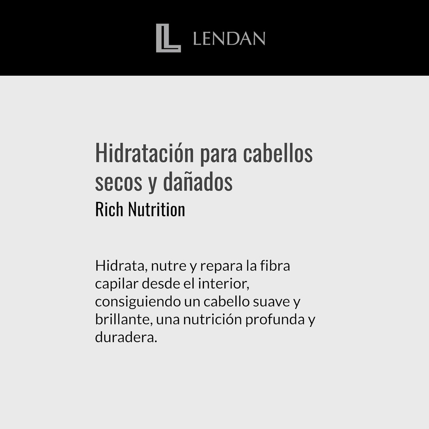 Mascarilla capilar hidratante - Nutrición rica - 500 ml - cabello seco y dañado - con aceite de nuez de Brasil - nutre y aporta hidratación intensa al cabello, repara Naty Shop Hair Mask