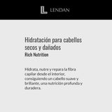 Mascarilla capilar hidratante - Nutrición rica - 500 ml - cabello seco y dañado - con aceite de nuez de Brasil - nutre y aporta hidratación intensa al cabello, repara Naty Shop Hair Mask
